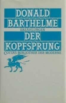 Frisch, Marianne Der Kopfsprung: Erzählungen (Cotta's Bibliothek der Moderne)