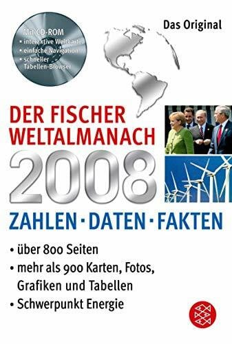 Redaktion Weltalmanach Der Fischer Weltalmanach 2008 mit CD-ROM: Zahlen Daten Fakten