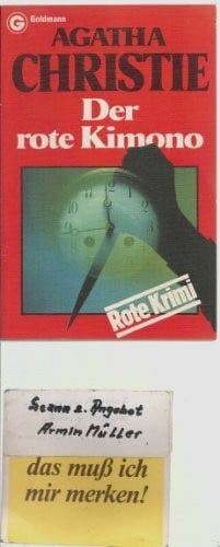 Christie, Agatha Der rote Kimono (Goldmann Krimi)