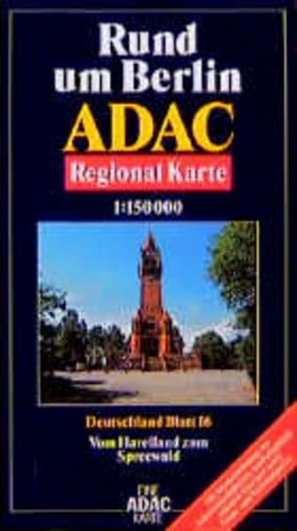 unbekannt ADAC Karte, Rund um Berlin