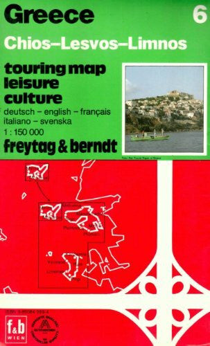 Freytag Berndt Autokarten, Hios, Lesvos, Limnos: Mit Kulturführer / 1:150000 (Griechenland: Mit Kulturführer)