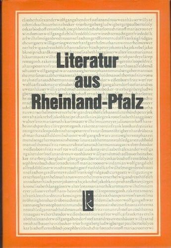 Oskar Bischoff Literatur aus Rheinland-Pfalz. - eine Anthologie I