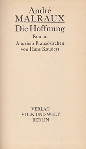Hans Kauders Die Hoffnung. Roman