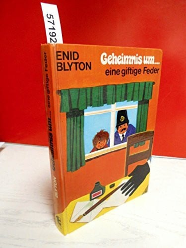 Enid Blyton Geheimnis um .... eine giftige Feder . Von Enid Blyton . (Im Auftrag hergestellte Sonderausgabe)