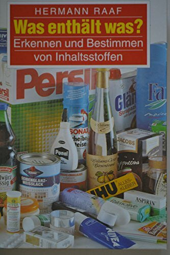 raaf-hermann Was enthält was? Erkennen und Bestimmen von Inhaltsstoffen