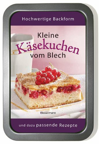 Tietz, Oda Kleine Käsekuchen vom Blech-Set: Buch und passende Backform