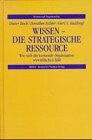 Echter, Dorothee Wissen - die strategische Ressource