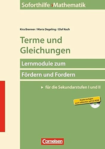 Koch, Olaf Soforthilfe - Mathematik / Terme und Gleichungen: Buch und Kopiervorlagen mit CD-ROM