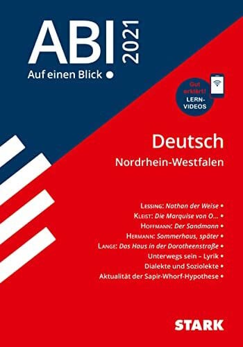 STARK Abi - auf einen Blick! Deutsch NRW 2021 (Skripte / Abi - Auf einen Blick!)