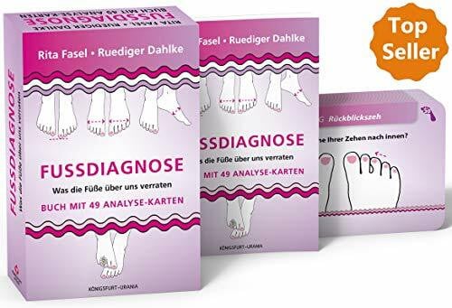 Rita Fasel Fußdiagnose: Set mit Buch und Karten (Was die Füße über uns verraten, Fußanalyse)