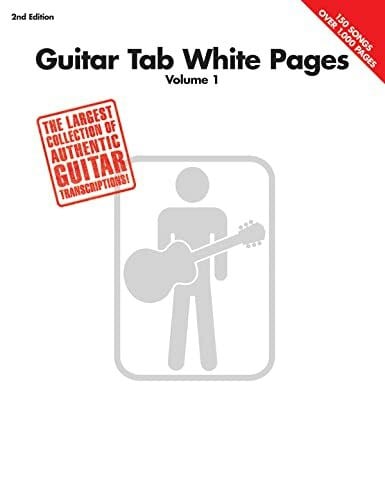 Various Guitar Tab White Pages - Volume 1 - 2nd Edition.
