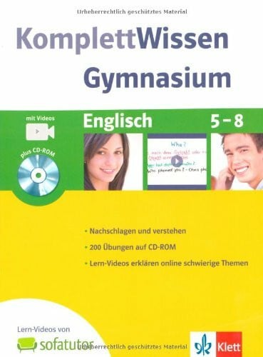 Wahl, Johannes KomplettWissen Gymnasium. Englisch 5.-8. Klasse. Mit CD-ROM