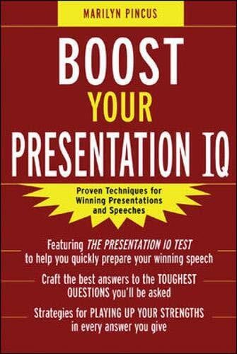 Pincus, Marilyn Boost Your Presentation IQ