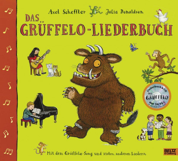 Donaldson, Julia Das Grüffelo Liederbuch. Mit CD