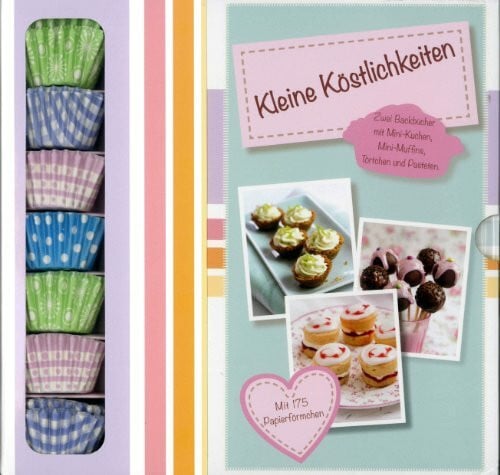 Parragon Kleine Köstlichkeiten mit Liebe gebacken: Zwei Backbücher mit Mini-Kuchen, Mini-Muffins, Törtchen und Pasteten