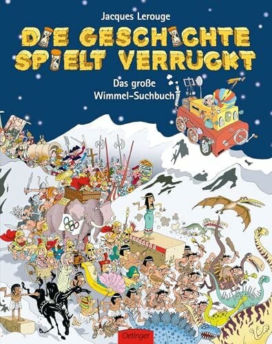 Lerouge, Jacques Die Geschichte spielt verrückt: Das große Wimmel-Suchbuch
