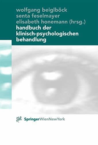 Honemann, Elisabeth Handbuch der klinisch-psychologischen Behandlung