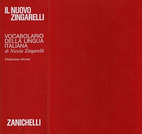 Il Nuovo Zingarelli Minore - Vocabolario Della Lingua Italiana