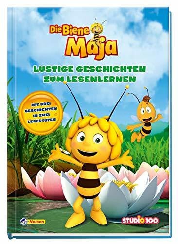 Biene Maja: Lustige Geschichten zum Lesenlernen: Mit drei Geschichten in zwei Lesestufen (Die Biene Maja)