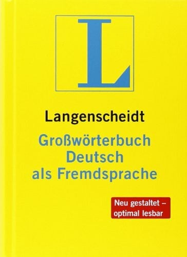 Langenscheidt, Redaktion Langenscheidt Großwörterbuch Deutsch als Fremdsprache - Buch (Hardcover) und CD-ROM (Windows): einsprachig Deutsch: Das einsprachige Wörterbuch für ... Stichwörter und Wendungen (Diccionario)