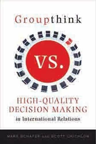 Critchlow, Scott Groupthink Versus High-Quality Decision Making in International Relations