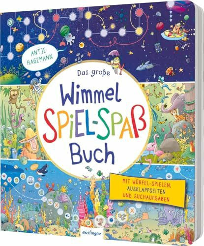 Hagemann, Antje Das große Wimmel-Spiel-Spaß-Buch: Familienbuch mit Würfelspielen und über 100 Suchaufgaben
