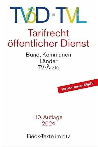 Cerff, Gabriele TVöD / TV-L: Tarifrecht öffentlicher Dienst. Bund, Kommunen, Länder, TV-Ärzte (Beck-Texte im dtv)