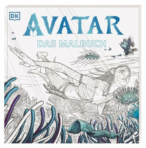 DK Verlag Avatar: Das Malbuch: Die fantastische Welt von Avatar zum Ausmalen. Offizielles Malbuch zu den Avatar Filmen – mit 80 stilvoll gestalteten Seiten