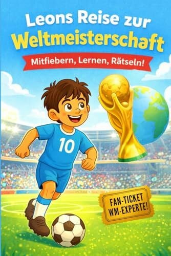 Verlag, Fußballabenteuer Leons Reise zur Weltmeisterschaft: Fußballspaß für kleine Weltmeister ab 6 Jahren – mit inspirierender Geschichte, Fakten zur WM, Rätsel und Mitmachseiten