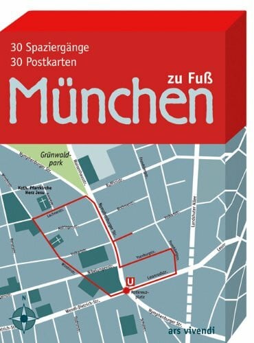 Bartel, Susanne München zu Fuß: 30 Spaziergänge auf 30 Postkarten