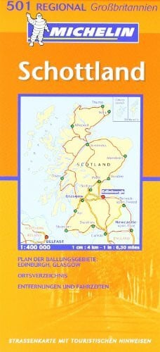 Schottland (MICHELIN Regionalkarten, Band 501)