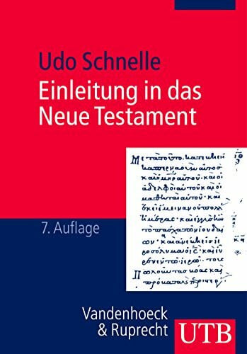 Schnelle, Udo Einleitung in das Neue Testament