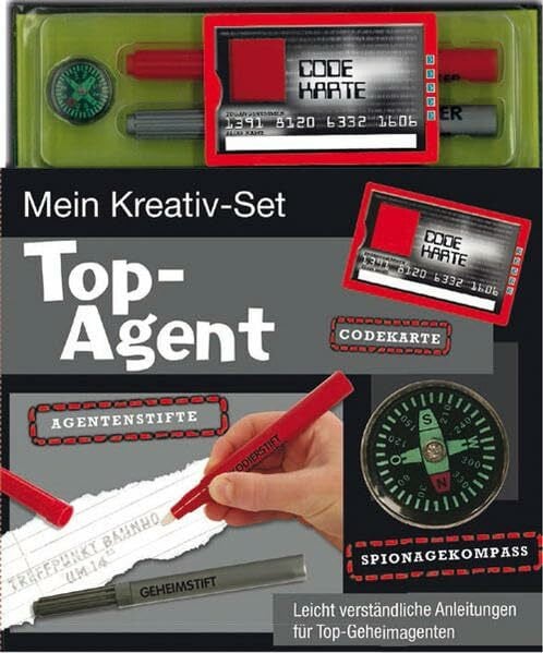 Autor unbekannt Mein Kreativ-Set: Top-Agent: Leicht verständliche Anleitungen für Top-Geheimagenten