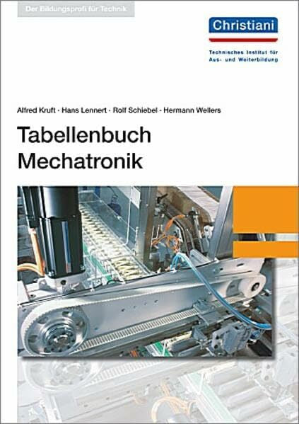 Wellers, Hermann Tabellenbuch Mechatronik