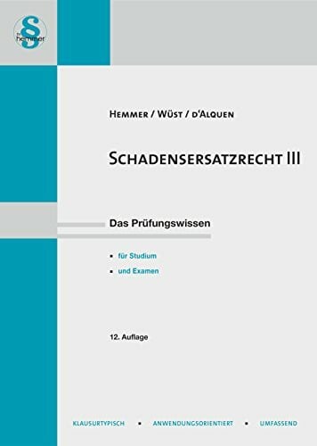 D'Alquen, Clemens Schadenersatzrecht III (Skript Strafrecht)