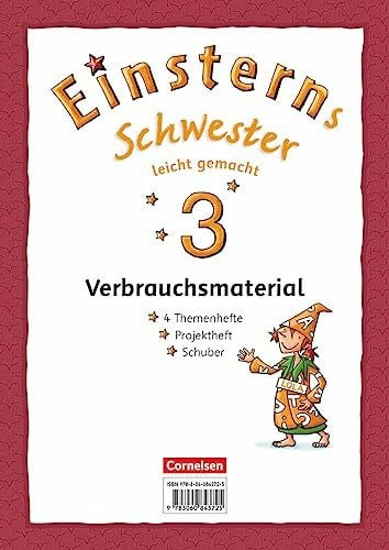 Maurach, Jutta Einsterns Schwester 3. Schuljahr - Sprache und Lesen - Leicht gemacht: Themenhefte 1-4 und Projektheft mit Schuber. Verbrauchsmaterial (Einsterns ... und Lesen - Ausgabe 2015, 3. Schuljahr)