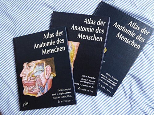 Netter Frank H. und John T. (Mitwirkender) Hansen Netter: Atlas der Anatomie des Menschen (3 Bände)