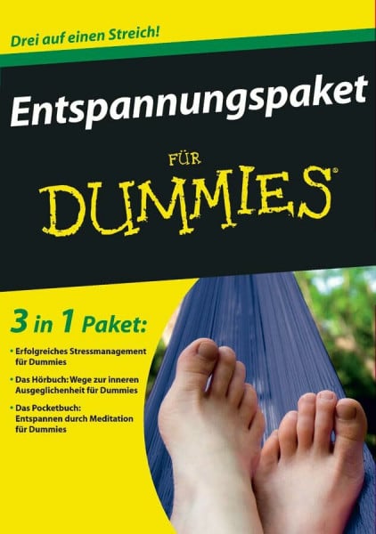Bodian, Stephan Mein Entspannungspaket für Dummies: Erfolgreiches Stressmanagement für Dummies; Entspannen durch Meditation für Dummies, Pocketbuch; Wege zur inneren Ausgeglichenheit für Dummies, Audio-CD