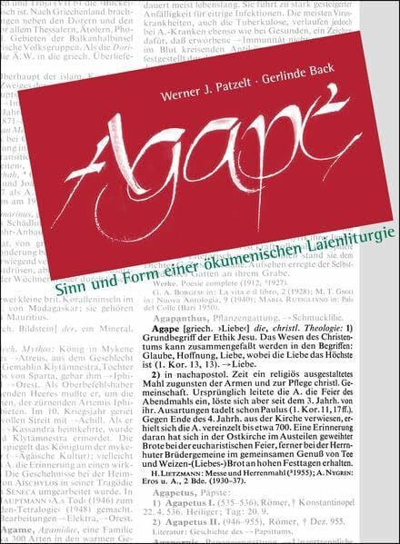 Back, Gerlinde Agape: Sinn und Form einer ökumenischen Laienliturgie