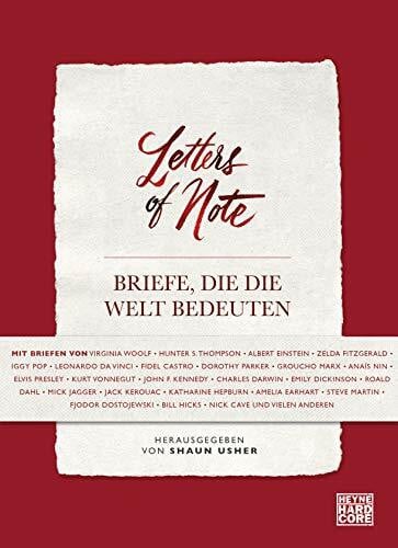 Usher, Shaun Letters of Note - Briefe, die die Welt bedeuten