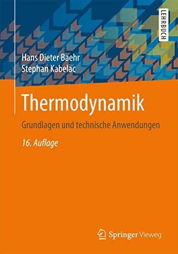 Kabelac, Stephan Thermodynamik: Grundlagen und technische Anwendungen