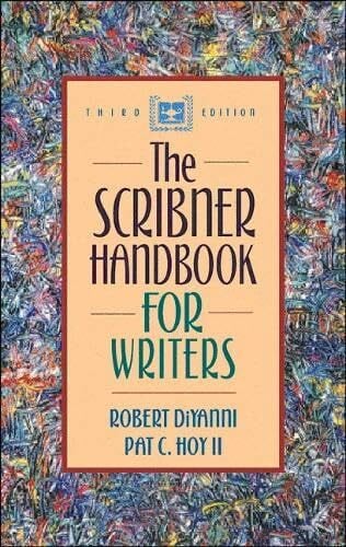 Hoy II, Pat C. The Scribner Handbook for Writers