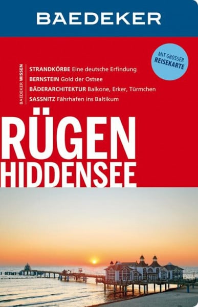 Sorges, Jürgen Baedeker Reiseführer Rügen, Hiddensee: mit GROSSER REISEKARTE