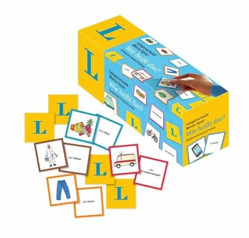 Merle, Katrin Langenscheidt Memo-Spiel 'Wie heißt das?' - Memo-Spiel in einer Box mit 200 Karten und Spielanleitung: Spielerisch Deutsch lernen (Langenscheidt Memo-Spiele)