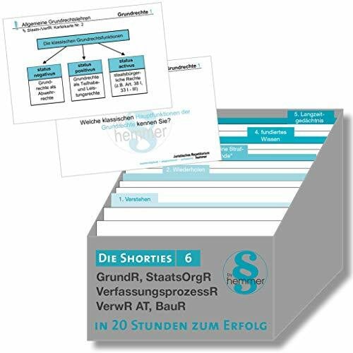 Hemmer, Karl-Edmund Shorties Box 6 Öffentliches Recht: VerwR, GrundR, BauR, StaatsOrgR, VerfassungsR