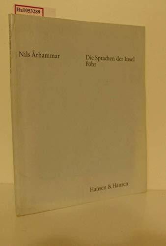 Nils Arhammar Die Sprachen der Insel Föhr Nils Arhammar Die Sprachen der Insel Föhr
