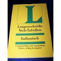 Hermann Willers (Bearb.) Langenscheidts Verb-Tabellen, Italienisch