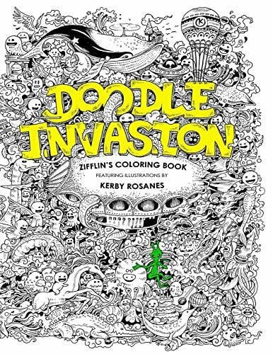 Zifflin Doodle Invasion: Zifflin's Coloring Book