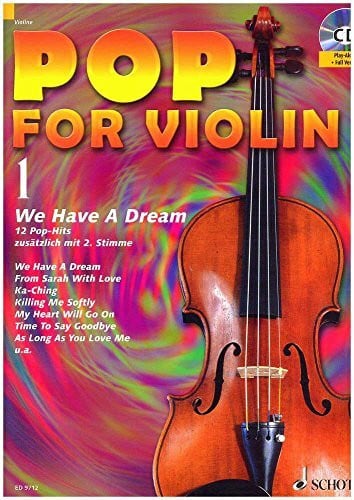 Harald, Wingerter Pop for Violin: We Have A Dream. Band 1. 1-2 Violinen. Ausgabe mit CD.
