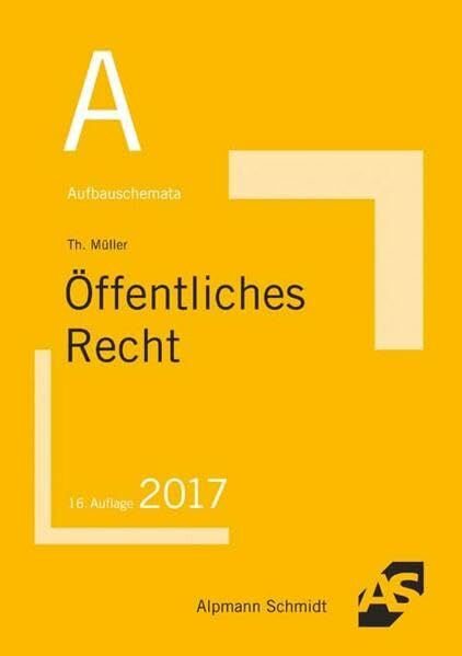 Müller, Thomas Aufbauschemata Öffentliches Recht: 2017